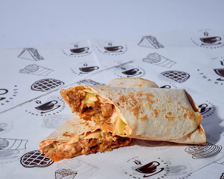 Chicken Burrito Bowl with toppings and fresh salsa